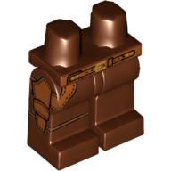 Lego nohy, červeno hnědá (6099416)